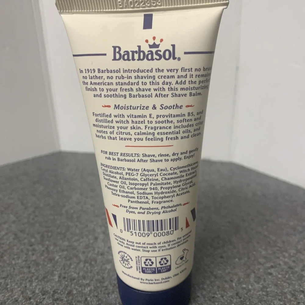 Barbasol 1919 After Shave Balm, 3 oz BRAND NEW Sealed Discontinued